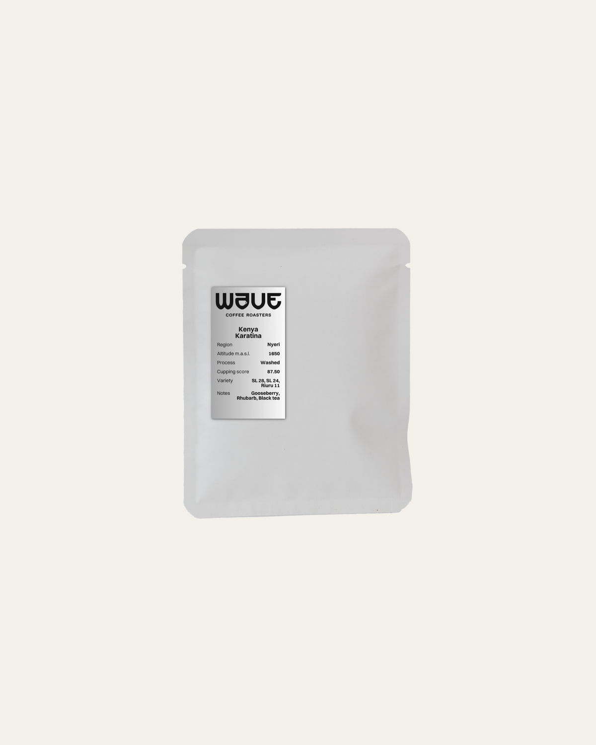 Wave Coffee Roasters white specialty drip-coffee Kenya Karatina Washed