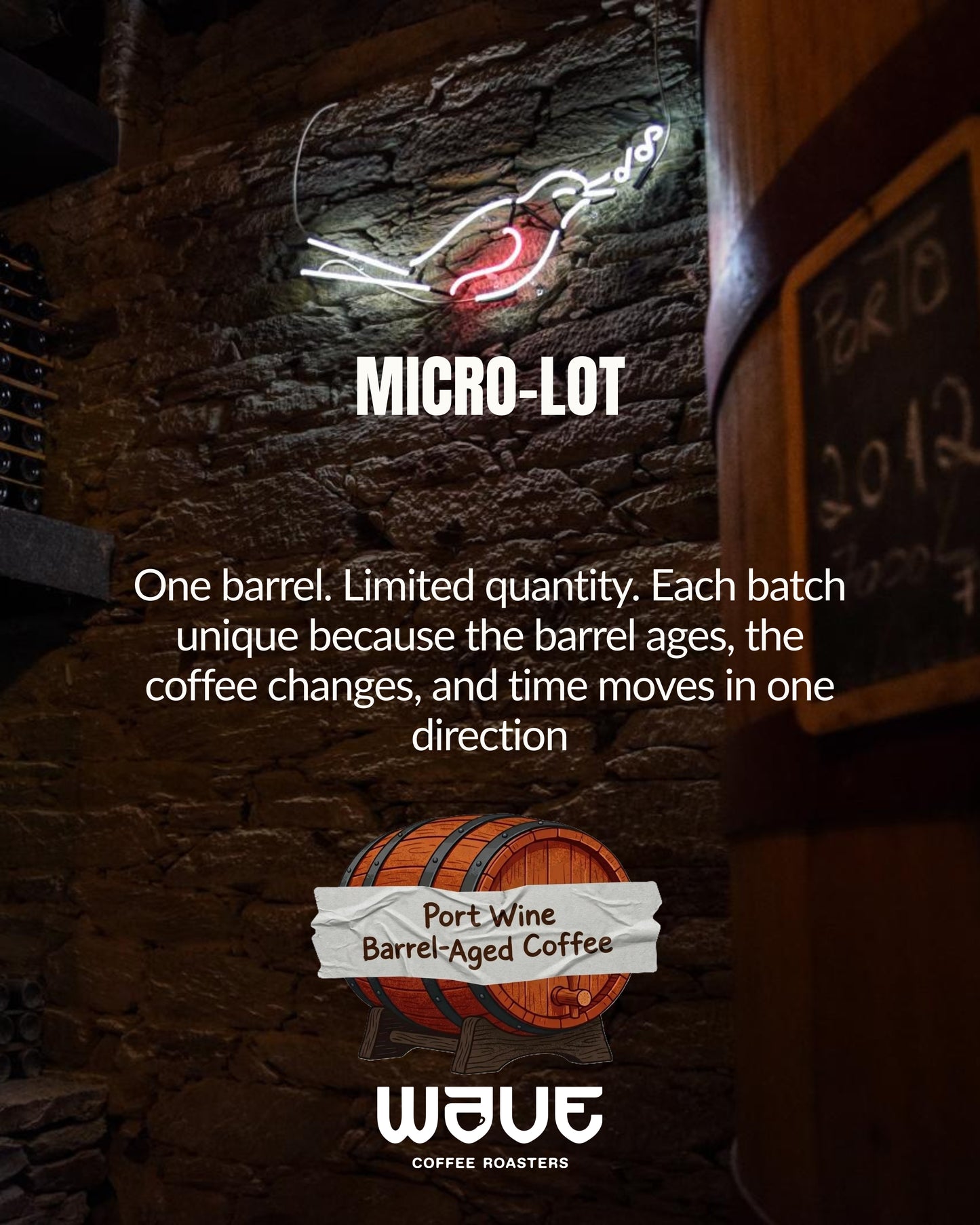 LIMITED DROP | Port Wine Barrel-Aged Coffee 150g