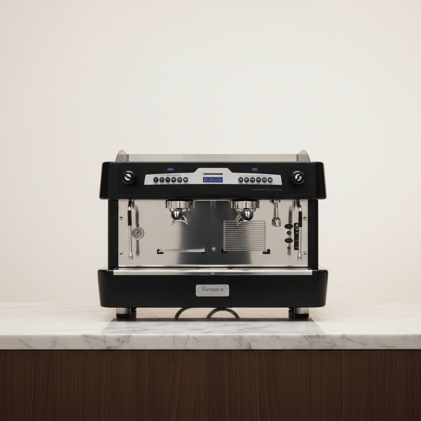 Espresso machine on a white background